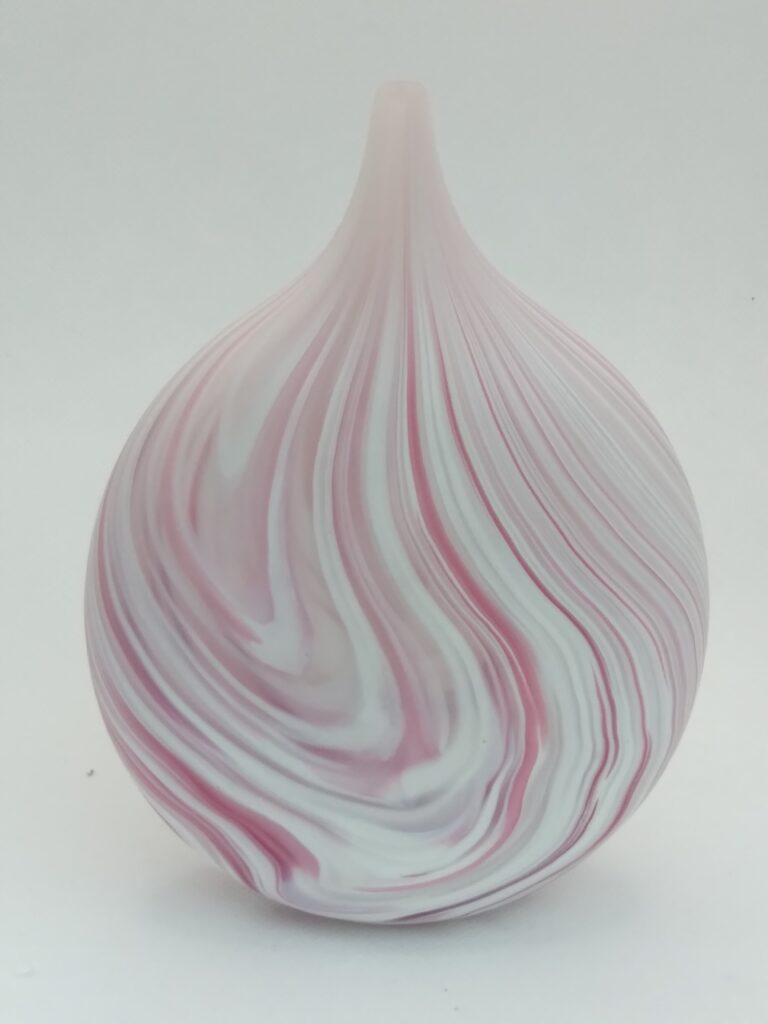 ‘Pink & White’ Lollipop Vase