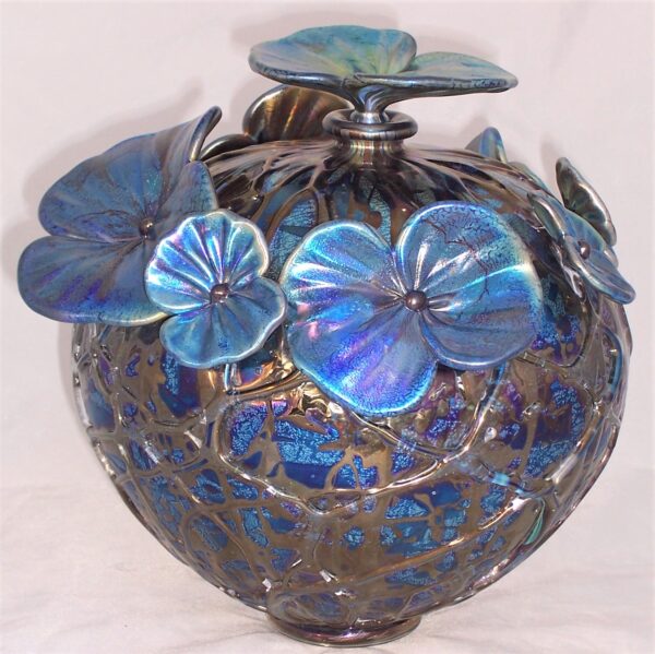 ‘Galle Jardin’ Large Round Stoppered Bottle
