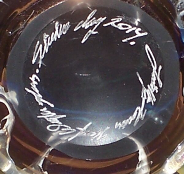 ‘Galle Jardin’ Large Round Stoppered Bottle - Image 3
