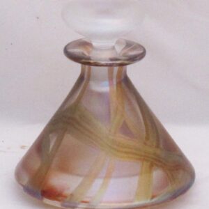 ‘Ribbons’ White Conical Perfume Bottle