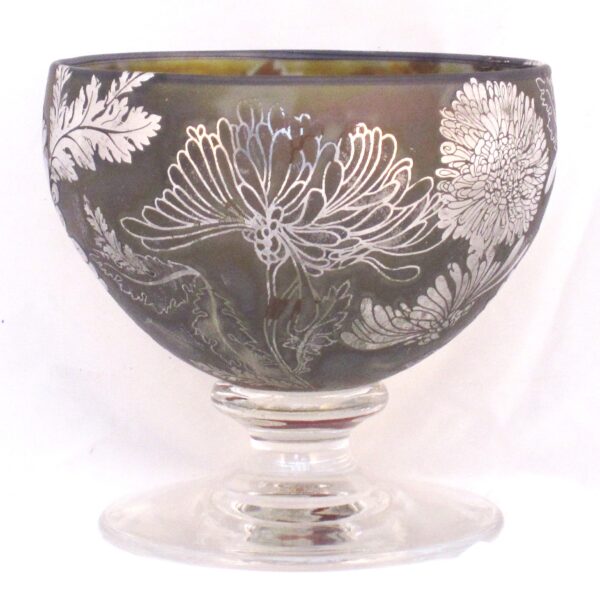 Jonathan Harris Silver Cameo Knop Stemmed Goblet Unique - Image 2