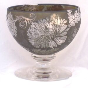 Jonathan Harris Silver Cameo Knop Stemmed Goblet Unique