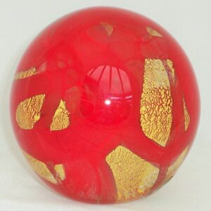 Ribbons Red Paperweight