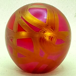 Ribbons Red Paperweight