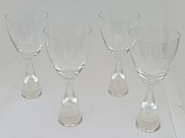 4 x Holmegaard 'Princess and the Pea' Wine Glasses