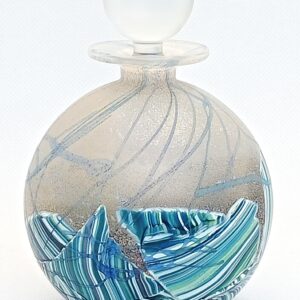 'Seascape' Round Perfume Bottle  Signed by Michael Harris SOLD