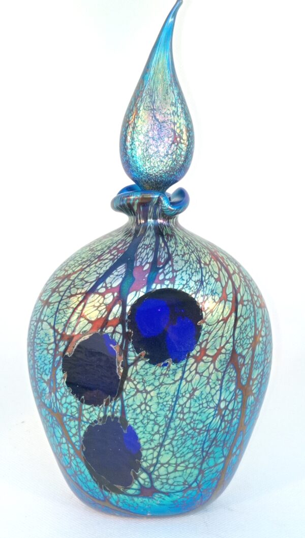 'Blue Faceted' Perfume Bottle