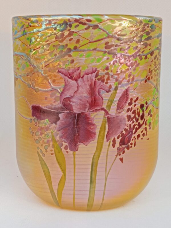 Okra Oval 'Iris" Vase