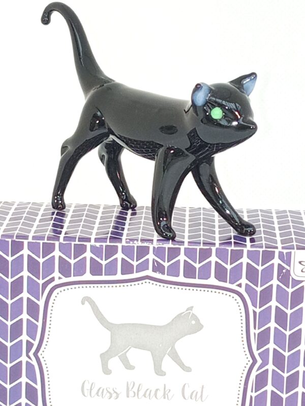 Glass Cat Black