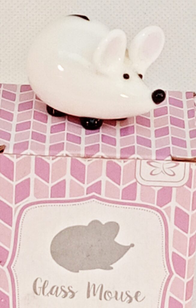 Glass 'Mouse' White