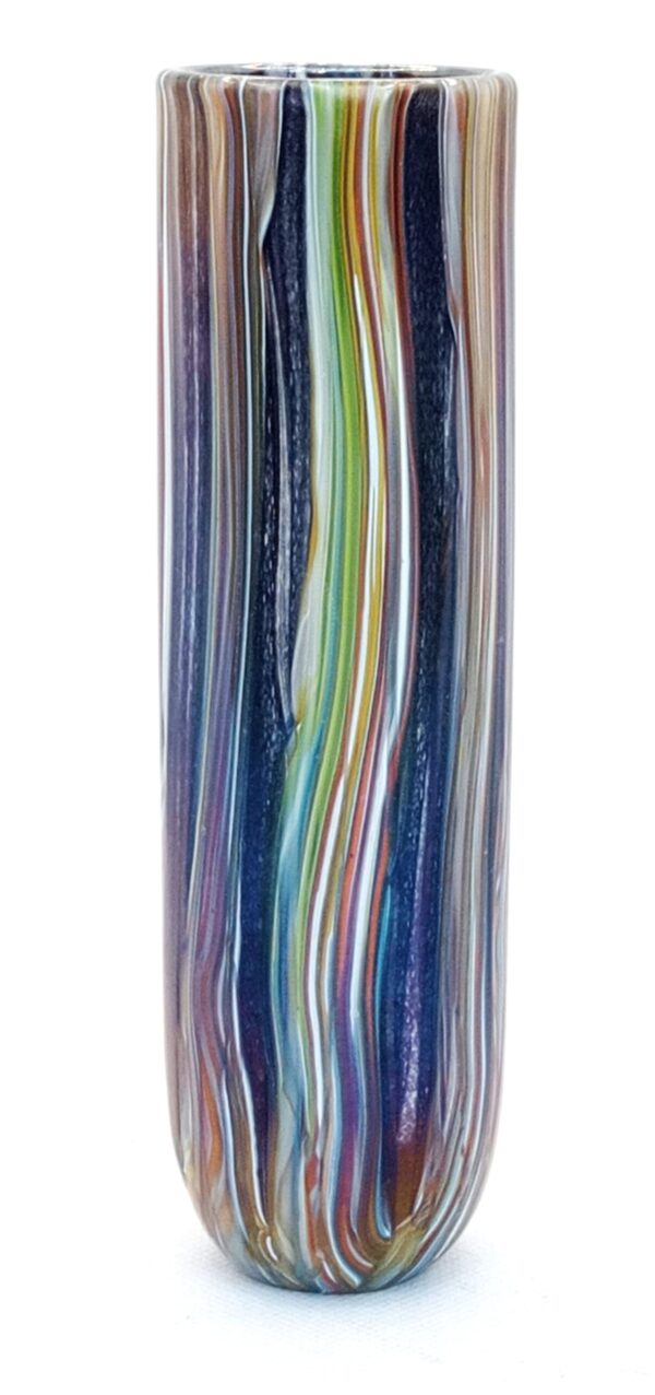'Zanfirico' Cylinder Vase Small