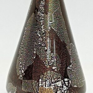 Black Azurene Conical Vase