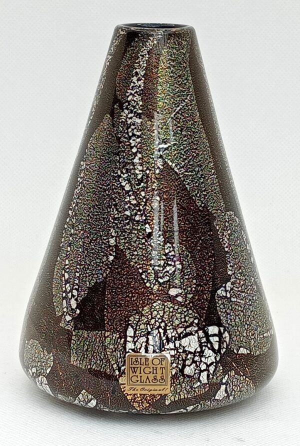 Black Azurene Conical Vase