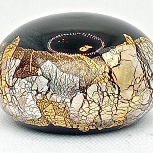 'Black Azurene' Flat Paperweight