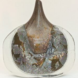 Black Azurene 'Fish Vase' Medium