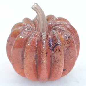 'Orange with Black' Pumpkin Small