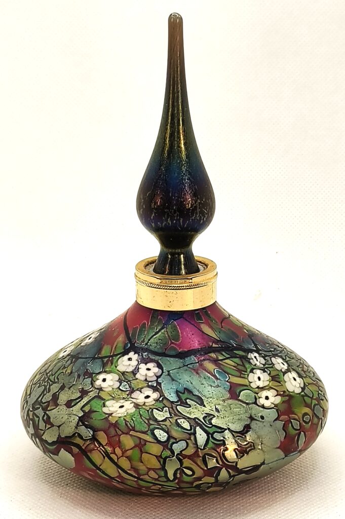 Okra 'Forest Fire' Squat Perfume Bottle