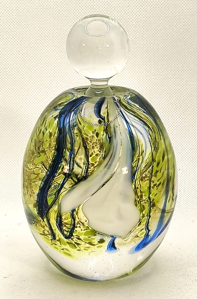 Okra Paperweight Perfume Bottle