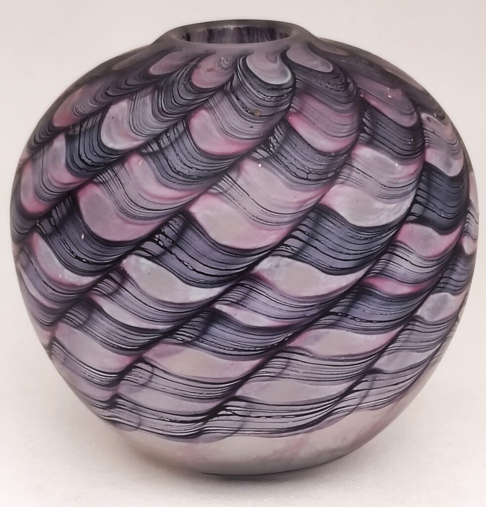 'Purple Globe Vase'