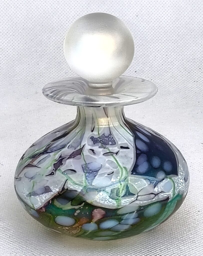 'Flower Garden' Lilac Perfume Bottle Small