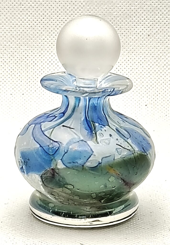 'Flower Garden' Larkspur Miniature Perfume Bottle