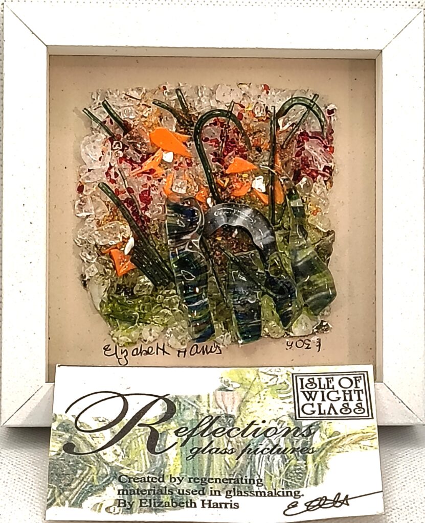 'Marigold' Small Glass Picture