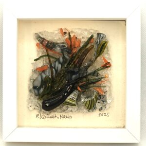 'Tulips'  Small Glass Picture