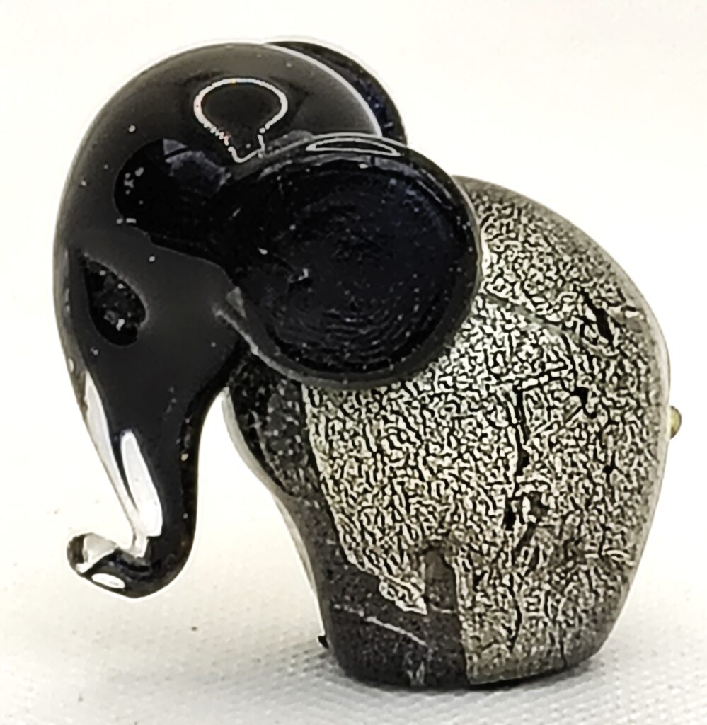 'Black Azurene' Minimal Elephant St John's Crystal