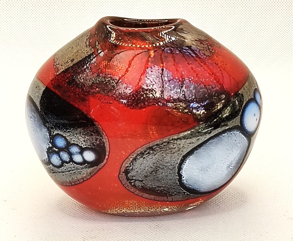 'Killerton Traffic Jam' Oval Vase