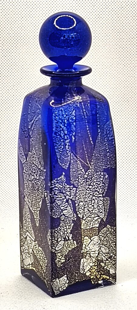 'Azurene' Blue Square perfume Bottle