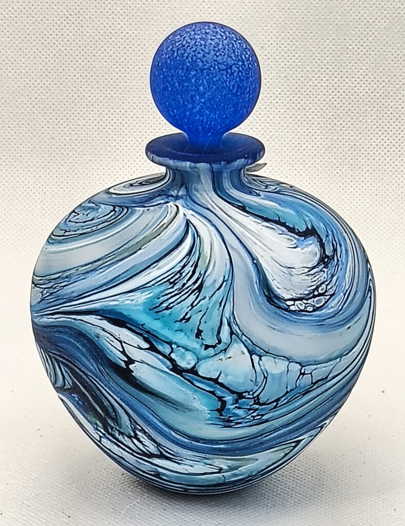 'Stratum' Perfume Bottle Blue