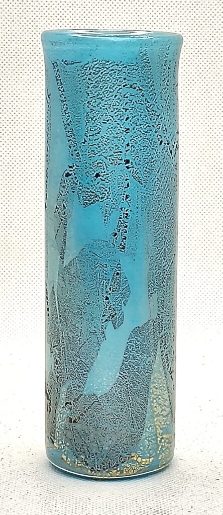 Turquoise 'Azurene' Cylinder Vase Small